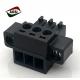 PCB plug in socket cable connector terminal block 3.5mm pitch female power connector with screw hole 30A UL EC381VM