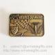 Custom made Antique brass metal emblem plate sign plaques, zinc alloy,