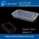 PP 1350 ml clear thin wall plastic rectangular boxes and plastic takeaway container mould