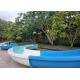 Multi Lane Type Spiral Fiberglass Water Slides Customized