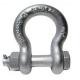 Drop Forged 55T Screw Pin Anchor Shackle Galvanized Bolt Type Bow Shackle