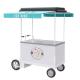 All Stainless Steel Ice Cream Bicycle Cart 300KG Load Capacity CE Approval