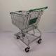 Grocery Market Shopping Trolley 125L American Type Metal Wire Trolley