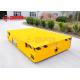 25t Trackless Electric Transfer Cart Floor Moving Platform For Container