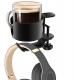 Desk Cup Holder with Headphone Hanger Keep Your Drinks and Headphones in Place