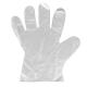 Custom Disposable Pe Gloves Good Elasticity  Easy To Wear Smooth Surface