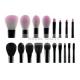 Girlish Animal Hair Synthetic Hair Makeup Brushes Set Custom 18Pcs