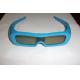 Battery Powered Universal Active Shutter 3D Glasses Compatibility Sharp