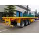 TITAN 3 Axle flatbed semi trailer , 40ft heavy duty flatbed trailers