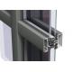 Easy Cleaning Curtain Wall Aluminium Profiles , Unitised Curtain Wall GB Certified