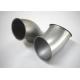 Galvanized Spiral Dust Collection Pipe 90 Degree Surface Elbow Welding Connection