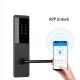 Zinc Apartment Smart Door Lock FCC Smart Door Lock App