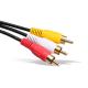3RCA to 3RCA audio video projector cables wires data lines link high quality China top