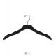 43cm Black Wooden Clothes Hangers Anti Slip Wooden Suit Coat Hangers