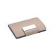 Debossing Personalized Business Card Holder Zinc Alloy Metal Business Card Holder