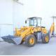 55KW Small  Backhoe Loader Articulated Hydraulic Steering System