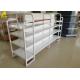 Light Duty Mini Store Display Racks Of MDF Board And Steel Board Q235 Cream White