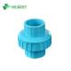 Glue Connection PVC Female Socket Blue Pipe Fitting Union for Water Supply ANSI Standard