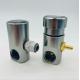 2000 PSI Mini High Pressure Regulator For Bottle Silver Aluminum Material