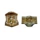 Gold Plating Coffin Parts Customized Copper Color 19 Kg / 18kg  With Christ Model