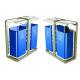 Stainless Steel large indoor and outdoor Recycling waste bins Can be customized