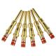 Gold Plated Male Crimp Pins Wire Gauge 16AWG PIN Contact Size 16