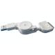 White Retractable Cable USB2.0 AM to 30 pin Apple Connector Cable