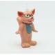 Small Latex Pet Toys Rubber Fox Dog Toy Unique Design Height 10.5cm Width 7.5cm