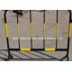 Soft Steel Tube Powder Coated Secure Temporary Fencing , Steel Security Fence Portable