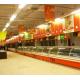 Stainless Steel Shelf Deli Display Fridge Custom For Supermarket