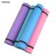 8mm Eco Friendly Eva Foam Yoga Mat Blue With Strap 1/4 Yoga Mat Yellow