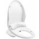 White Appearance Automatic Bidet Toilet Seat With Stainless Steel Nozzle