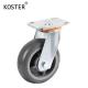 Diameter 100mm High Temperature TPR Casters Industrial Trolley Scaffold Castor Wheel