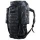 Outdoor Beach Hiking Camping 70L Black Color Backpack with Zipper Hasp Closure