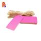 Pink Color Decorative  For Gifts Personalized Christmas Mini Size Cardboard Gift Tags