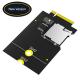 Micro SD Card TF SDHC SDXC To NGFF Key B Adapter Supports USB Bus,  Not SATA Bus