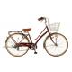 OEM Lady Classic Retro Carbon City Bikes Womens Vintage Bike With Basket