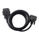 Durable Car OBDII Diagnostic Cable Male 16 Pin To DB26 Test Black color
