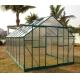 6mm Twin-wall Small Polycarbonate Greenhouse Come with 2 Vents 8' X 16' RE0816