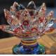 Beautiful Crystal Lotus Candlestick