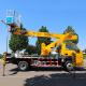 Customized Diesel 23m Telescopic Boom Bucket Vehicle Aerial work truck High-altitude Operation Truck
