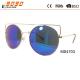 2017 new fashion round sunglasses with metal frame,suitable for men and women