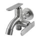 304 Stainless Steel Monochrome Single Lever Kitchen Faucet with Single Outlet Sink