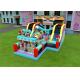 Inflatable Theme Amusement Play Equiment Slide Park Colorful Aqua Park For Toddlers