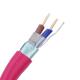 Security PVC Insulation Fire Alarm System Cable , 16 AWG FRLR Shielded Cable