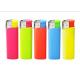 Rubber Color Bulk Briquet Plastic Lighters Disposable Pipe Kitchen Lighters