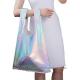 Holographic Tote Silver Hologram Vegan Shine Leather Oversize Large Bag Shopper Holographic Hologram Metallic Oversized