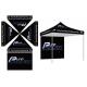 Custom Promotion Trade Show Tent Black Color Strong Framework Easy To Transport