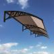 Customize Plastic Bracket DIY PC Canopy Kit With Hollow Polycarbonate Sheets Weather Resistant
