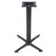 Cross Table base Cast Iron Top Plate Black Wrinkle Powder Coated 3'' Column